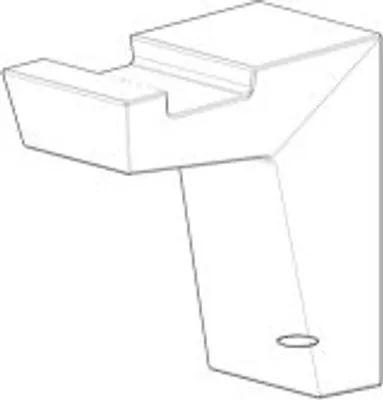 Produktbild von Dornbracht 081860528-47 Haken ERSATZTEILE