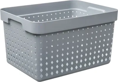 Produktbild von NHG Aufbewahrungskorb SEOUL BASKET L PP grau
