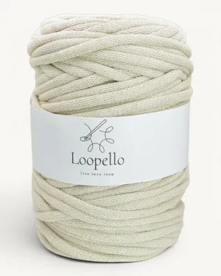 Produktbild von Loopello Baumwollkordel Pro 9 mm 100 m – Beige