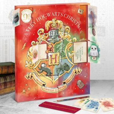 Immagine prodotto di Calendario dell'Avvento di Harry Potter di Paladone - 24 finestrelle con articoli di cancelleria