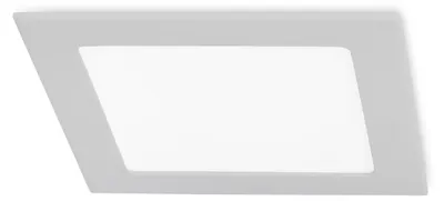 Immagine prodotto di Fare facile, plafoniera quadrata con luce LED bianco neutro a 4000K, colore grigio