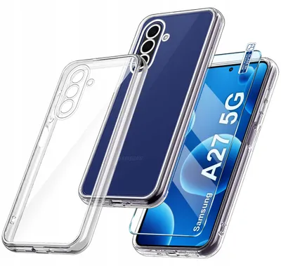 Zdjęcie produktu dla Etui Bezbarwne Do Samsung A27 5G Wzmacniane Clear Case 2Mm + Szkło 9H