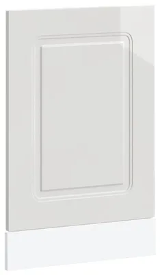 Produktbild von vidaXL Geschirrspülerblende Kalmar Hochglanz-Weiß 45x1,5x57 cm