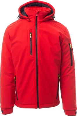 Produktbild von Payper Creek Pad Soft-Shell Jacke Wattiert Rot/Schwarz Gr. 4XL, S00330