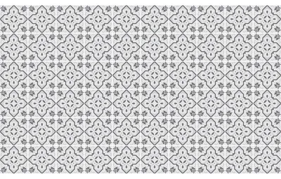 Zdjęcie produktu dla Samoprzylepne naklejki na płytki do kuchni i łazienki – 60 naklejek imitujących płytki cementowe, Azulejos Laora – 60 naklejek, 15 x 15 cm