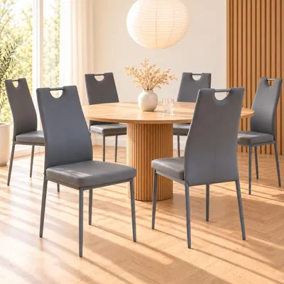 Produktbild von Esszimmerstühle SALERNO , 6-er SET, Grau