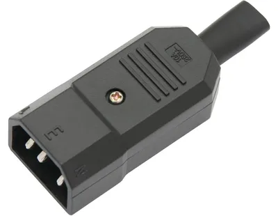 Obrázek produktu pro Síťový konektor AC-3pin pro počítač