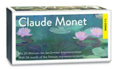 Produktbild von Gedächtnisspiel Claude Monet: Impressionismus – Monets beliebteste Werke, Sprachen Deutsch, Englisch, inkl. 1 Buch