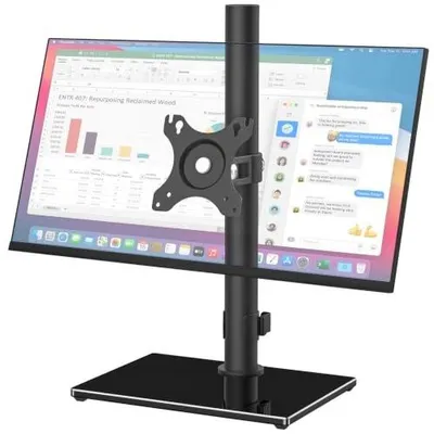 Zdjęcie produktu dla Uchwyt na monitor regulowany do 32 cali szkło hartowane