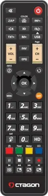 A remote control for an Octagon SF2028 device.