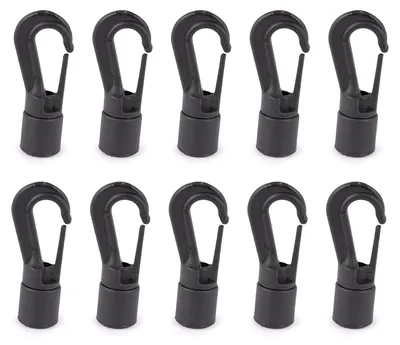 Produktbild von Kunststoffhaken 10 Stück für 5-6 mm Seil