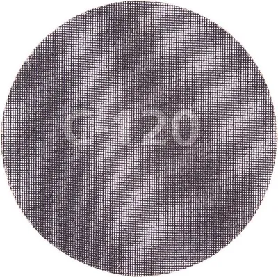 Produktbild von Wolfcraft Haft-Gitterleinen K120, Ø 255 mm 5 Stück