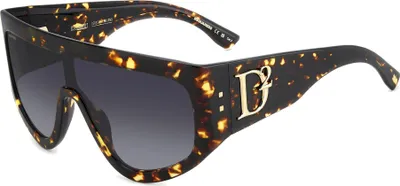 Produktbild von Dsquared2 D2 0149/S Havana 99/1/130 Damen Sonnenbrillen