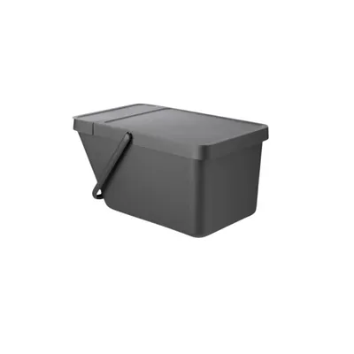 Produktbild von Brabantia Sort & Go, 20 l, Rechteckig, Kunststoff, Grau, Manuell, Kunststoff