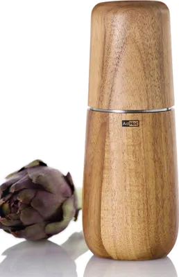 Produktbild von AdHoc MP711 Salzmühle oder Pfeffermühle Yono 18cm, Edelstahl | Akazienholz