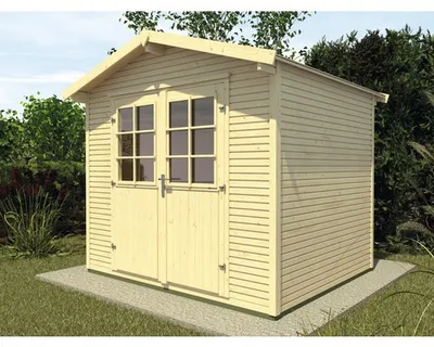 Produktbild von Gartenhaus weka WekaLine mit Fußboden 320 x 265 cm natur