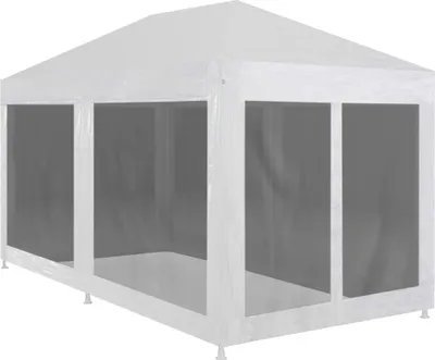 Image de Tente de réception avec 6 parois en maille 4 x 3 m