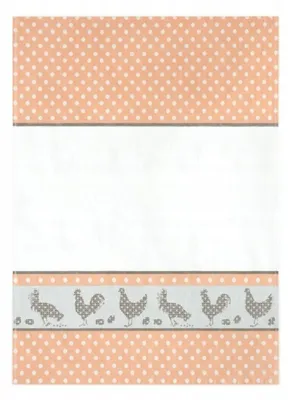 Produktbild von Küchentuch - Geschirrtücher - 100% Baumwolle - 240 g/m2 - 50x70 cm - Hochwertige Geschirrhandtücher - Rosa - FOLK
