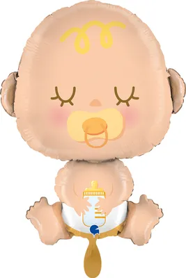 Immagine prodotto di Pallone in foil neonato 44 x 57 cm