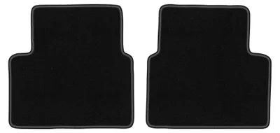 Productafbeelding van Velours achtermatten voor Honda Civic X vanaf 2017 (hatchback) – 2-delig, zwart, op maat – Wielganizator LUX