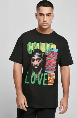 Produktbild von Mister Tee T-Shirt Tupac California Love Retro Oversize Tee Black-L
