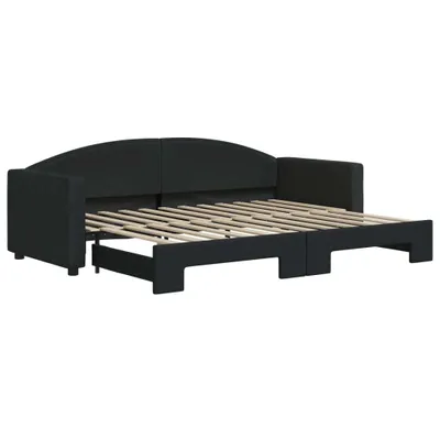 Image de Lit de jour avec gigogne sans matelas 80x200 cm