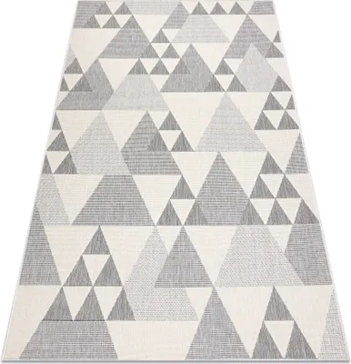 Produktbild von Teppich SPRING 20409662 Dreiecke, geschlungen - creme beige 160x230 cm