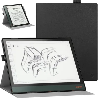 Produktbild von Fintie Hülle für BOOX Note Air2 Plus (2022) / Note Air2 (2021) Tablet 10,3 Zoll mit Stifthalter - 360 Grad Rotierend Stand Schutzhülle Cover mit Auto Sleep/Wake, Schwarz