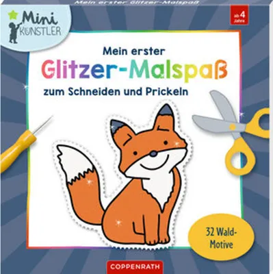 Produktbild von Mein erster Glitzer-Malspaß zum Schneiden und Prickeln