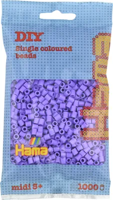 Immagine prodotto di Hama 207-45 Pacchetto di perline 1000 pezzi, viola pastello