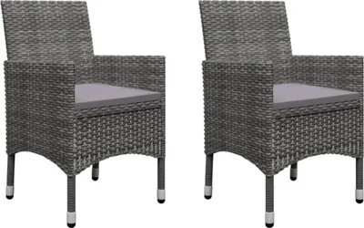 Produktbild von vidaXL 5-tlg. Garten-Essgruppe Grau