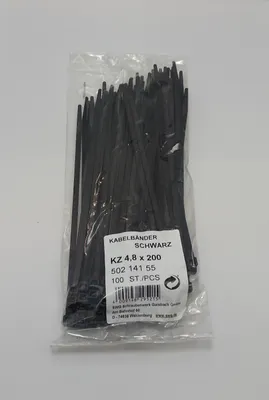 Produktbild von SWG Kabelb?nder Schwarz (100St) 502 141 55