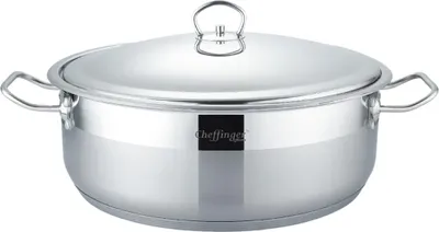 Immagine prodotto di Pentola in acciaio inox con rivestimento antiaderente - Adatta all'induzione, colore argento, ø 40 cm