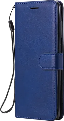 Produktbild von Mobigear Premium  Samsung Galaxy A21s Hülle Klapphülle Geldbörse - Blau