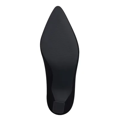 Produktbild von MARCO TOZZI Damen Pumps elegant Blockabsatz Textil spitze Form Party 2-22418-41, Größe:40 EU, Farbe:Schwarz