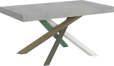 Produktbild von Ausziehbarer Tisch 90x160/264 cm Volantis Cemento Gestell 4/A