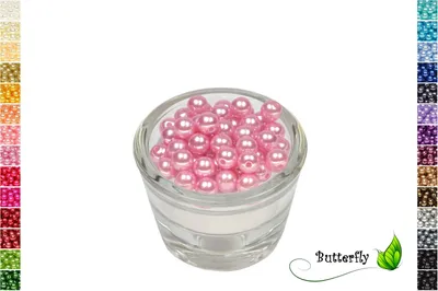 Produktbild von 50 Wachsperlen 8mm, Farbe:altrosa 149
