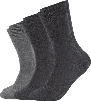 Produktbild von s.Oliver Uni-Socken 3 Paar grau/anthrazit 35 - 38