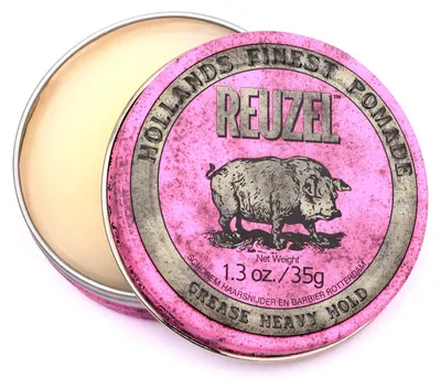 Productafbeelding van Reuzel - Grease Heavy Hold (Reuzel Pink) - 35 gr