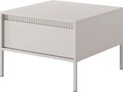 Produktbild von Masseno Couchtisch SENSATO 68 cm Kaffetisch für Wohnzimmer Sofatisch Wohnzimmertisch Beige