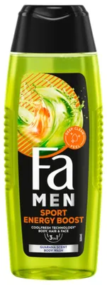 Productafbeelding van Fa Men 3in1 Douchegel Sport Energy Boost (250 ml)