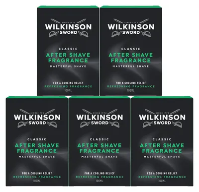 Zdjęcie produktu dla Wilkinson After Shave Classic good care dla mężczyzn 100ml opakowanie 5 sztuk