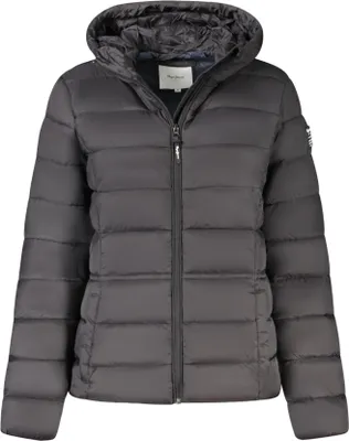 Produktbild von Wasserabweisende Damenjacke mit Kapuze und Taschen, Schwarz