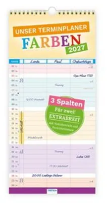Obrázok produktu pre TRÖTSCH – Náš plánovač termínov, farby, rok 2027