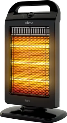 Produktbild von Heizkörper UFESA SCUTI 83605511 Schwarz 1200 W