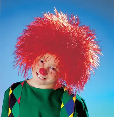 Produktbild von Kobold Perücke frecher Muckel orange für Kinder