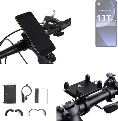 Produktbild von K-S-Trade Handyhalterung für das Fahrrad kompatibel mit Xiaomi 13T Pro Halter Lenkstange Fahrradhalterung Motorrad Bike Mount Befestigung Smartphone