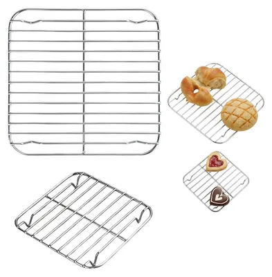 Airfryer-Zubehör 2er-Set, 18 & 13 cm, Edelstahl, spülmaschinengeeignet