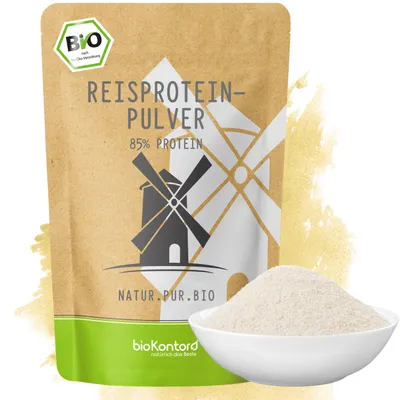 Produktbild von Reisprotein 500 g - 85 % veganes Protein - bioKontor