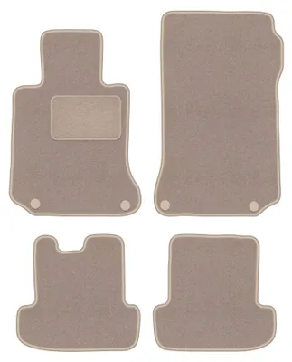 Immagine prodotto di Tappetini in moquette per Mercedes W207 Coupe 2009- (E-klasa) – set 4 pezzi, beige, su misura – Wielganizator LUX